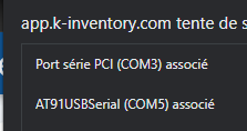 Connecter un lecteur de code-barres sur le logiciel de gestion de stocks K inventory