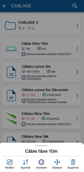 Réaliser une sortie de stock depuis un appareil mobile sur le logiciel de gestion de stocks K inventory