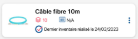 Réalisation d'une opération d'entrée ou de sortie de stocks sur le logiciel de gestion de stocks K inventory