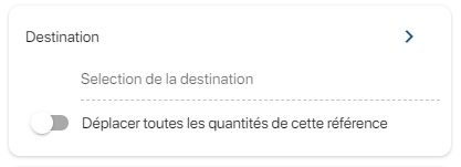 Gérer les emplacements de réception des articles déplacés sur l'application de gestion d'inventaire K inventory