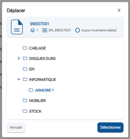 Gérer les déplacement de références de manière complète sur une plateforme de gestion d'inventaire