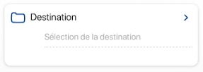 Gérer les emplacements de destination des articles sur une application de gestion des stocks