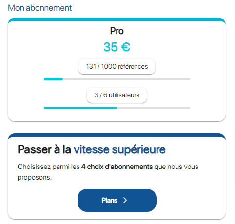 Abonnement à K inventory la solution de gestion de stock