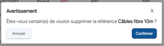 Supprimer les références inutiles sur le logiciel de gestion des stocks K inventory