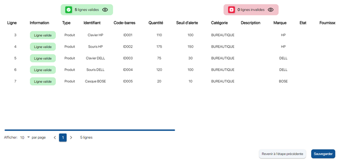 Mettre à jour le logiciel de gestion des stocks K inventory depuis Excel