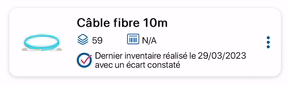 Consulter les derniers inventaire réalisés sur le logiciel de gestion des stocks K inventory