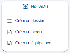 Créer des dossiers sur le logiciel de gestion de stock K inventory