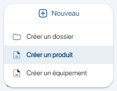 créer un article dans le logiciel de gestion de stock K inventory