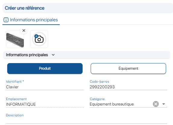 Ajouter des articles au stock sur le logiciel de gestion de stock K inventory