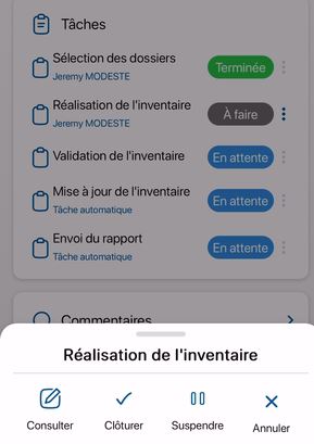 PME réaliser un inventaire de stock sur un téléphone grâce à l'application de gestion de stock en ligne K inventory