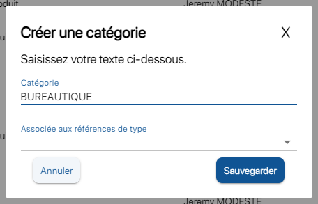 Créer des catégories pour organiser facilement les stocks sur la plateforme de gestion de stocks en ligne K inventory