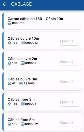 Réaliser un inventaire sur téléphone sur l'application de gestion de stocks K inventory