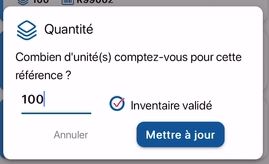 Réaliser un inventaire sur téléphone grâce à l'application de gestion de stock K inventory