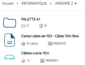 Gérer un déplacement de références avec K inventory logiciel de gestion de stocks