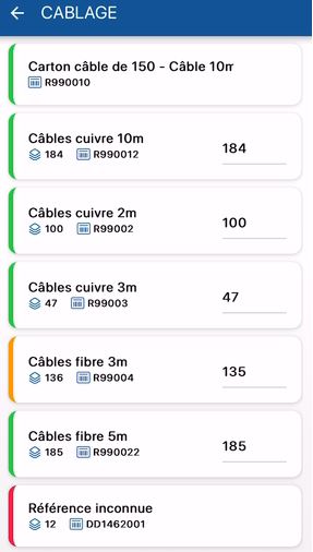 PME réaliser un inventaire de stock sur un téléphone grâce à l'application de gestion de stock en ligne K inventory