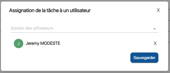 Attribuer un opérateur à un inventaire sur l'application d’inventaire K inventory