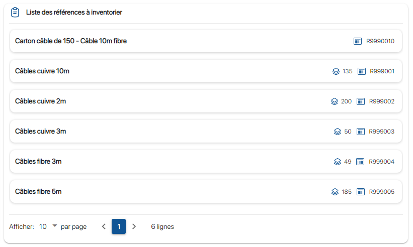 Définir le périmètre de l'inventaire sur K inventory logiciel de gestion de stocks