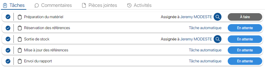 Planifier les sorties de stock avec le logiciel d'inventaire K inventory