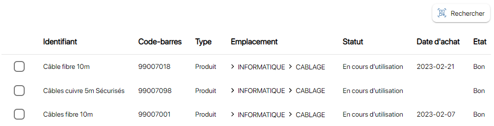 Mettre à jour le stock sur l'application de gestion des stocks en ligne K inventory