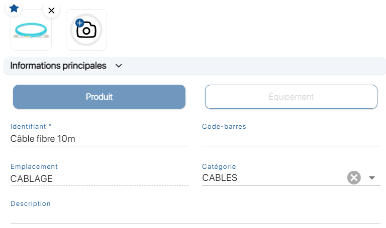 Changer les caractéristiques d'une référence sur le logiciel de gestion de stocks K inventory