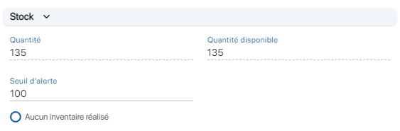 Changer les états de stocks des références sur le logiciel de gestion de stocks K inventory