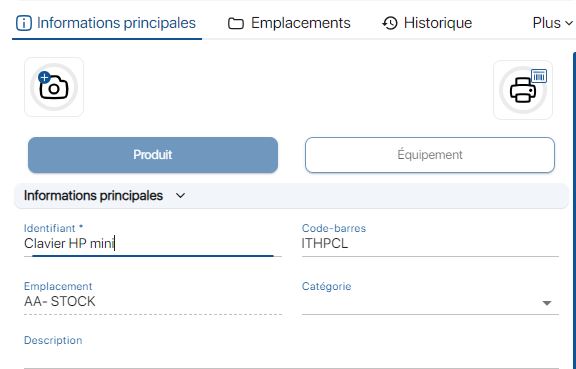 Consulter les informations d'une référence