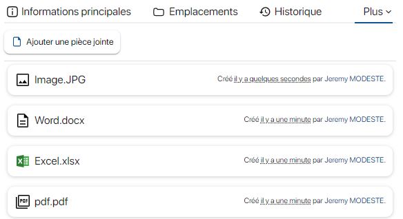 Attachment management on K inventory