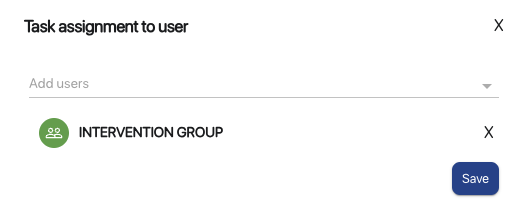 Assign operators to tasks in the K inventory management application