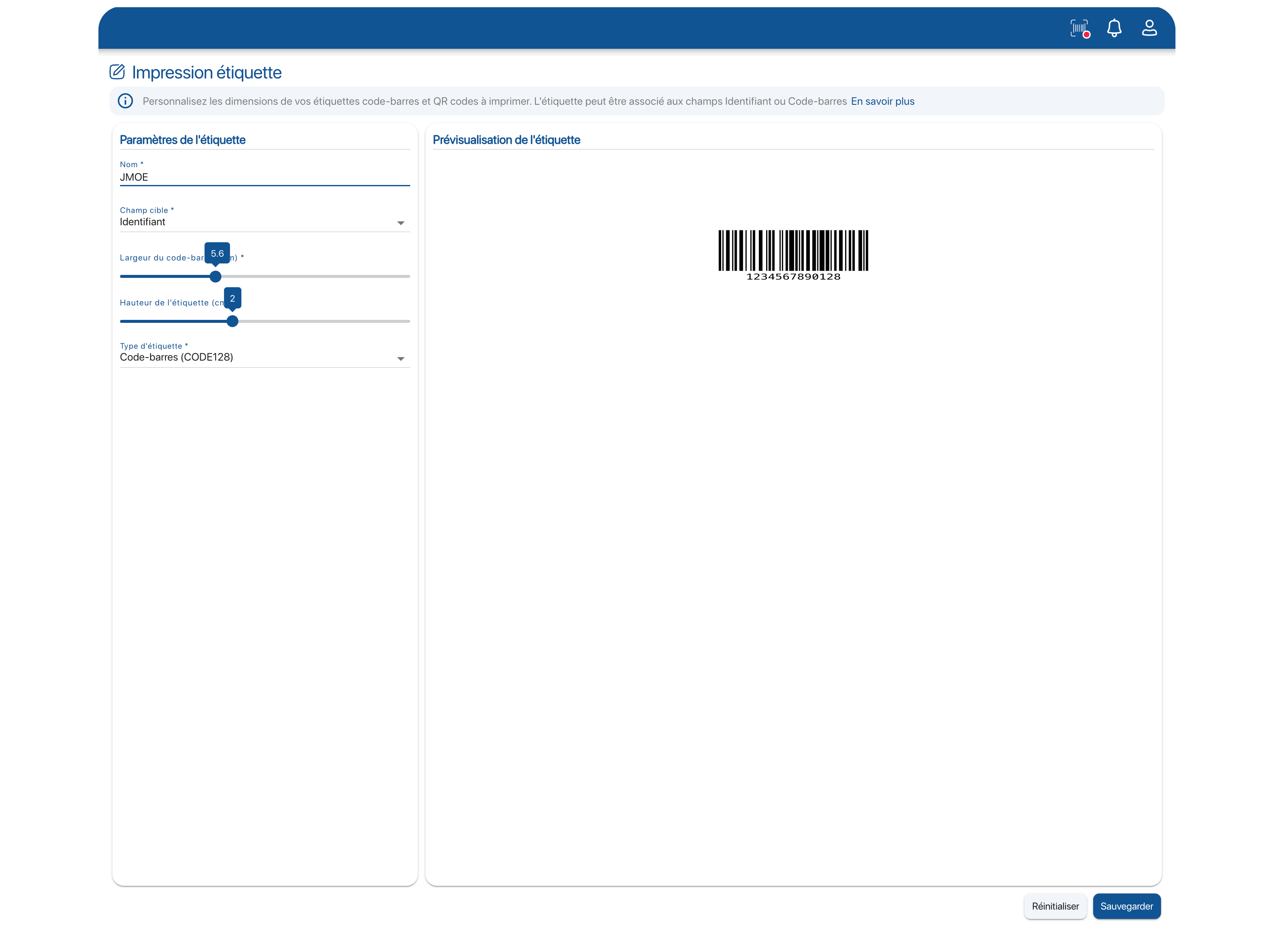 Imprimez des étiquettes pour facilement gérer votre stock grâce aux fonctionnalités de scan dans K inventory